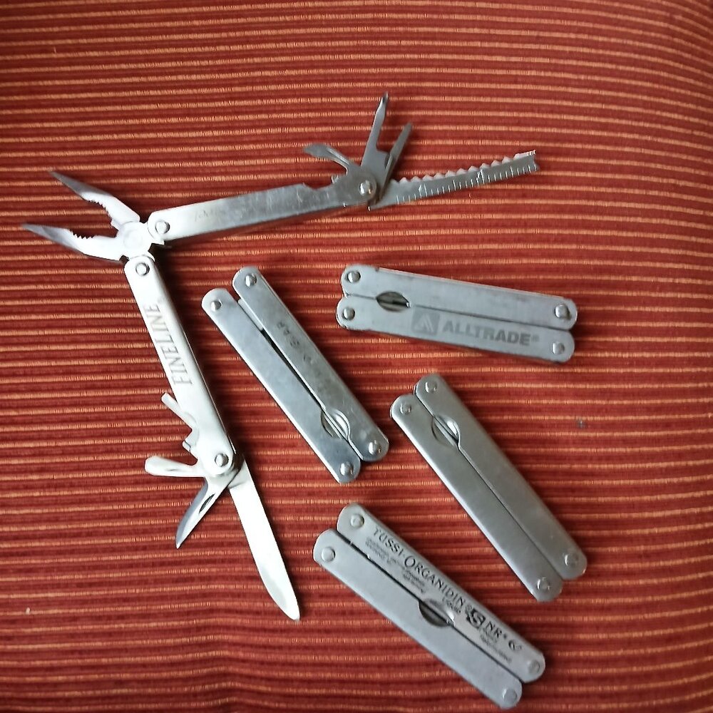 5 PC STAINLESS STEEL MULTI TOOL SET